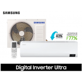 Ar Condicionado Split Hi Wall Samsung Digital Inverter Ultra 12.000 BTU/h Frio Monofásico AR12AVHZDWKNAZ – 220 Volts