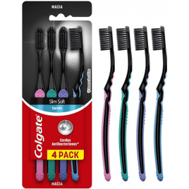 Imagem da oferta Colgate Escova De Dente Slim Soft - 4 Unidades