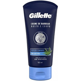 Imagem da oferta 2 Unidades de Creme de Barbear Gillette Proteção e Conforto 150mL Azul