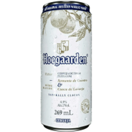 Imagem da oferta Cerveja de Trigo Hoegaarden Lata 269ml