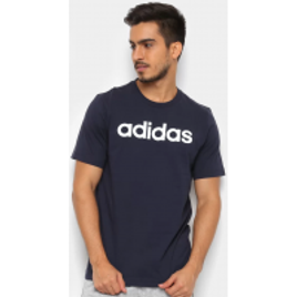 Imagem da oferta Camiseta Adidas Essentials Linear Masculina - Marinho+Branco