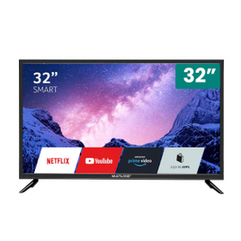 Imagem da oferta Smart TV Multilaser LED HD 32" TL036 Preta