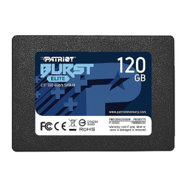 Imagem da oferta SSD Patriot Burst Elite 120GB 2.5' SATA III Leitura: 450MB/s e Gravação: 320MB/s - PBE120GS25SSDR