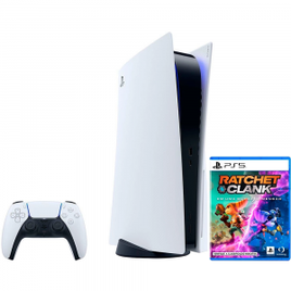 Imagem da oferta Console Playstation 5 - PS5 + Controle Dualsense + Jogo Ratchet & Clank: Em Uma Outra Dimensão