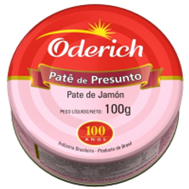 Imagem da oferta Patê de Presunto Oderich 100g - Patê de Presunto Oderich 100g - Oderich