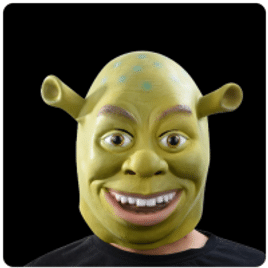 Imagem da oferta Máscara Látex Shrek Halloween
