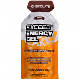 Imagem da oferta Exceed Energy Gel - Chocolate - 1 Unidade - 30g