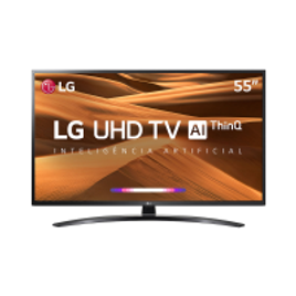 Imagem da oferta Smart TV LED 55" LG UM7470 Ultra HD 4K HDR Ativo, DTS Virtual X, Inteligência Artificial, ThinQ AI, WebOS 4.5
