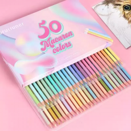 Imagem da oferta Kit 50 Lápis Coloridos Adstal