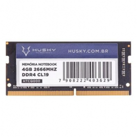 Memória Husky Technologies 4GB 2666MHz DDR4 CL19 Para Notebook - HTCQ000