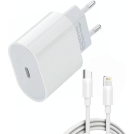 Imagem da oferta Carregador Turbo 20W com Cabo USB-C para iPhone