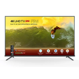 Imagem da oferta Smart TV LED Ultra HD 4K 55" UHD TCL 55P8M HDR com Android e Comando de Voz