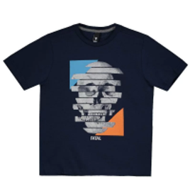 Imagem da oferta Camiseta Fatal Caveira Estampada Juvenil Marinho