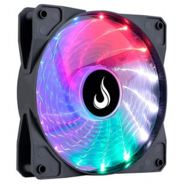 Imagem da oferta Cooler Fan Rise Mode Wind Rainbow 120mm Preto - RM-WN-02-RGB