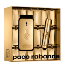Imagem da oferta Conjunto 1 Million Paco Rabanne Eau de Toilette - Perfume 50ml + Travel Size 10ml