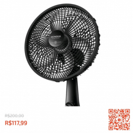 Imagem da oferta Ventilador de Mesa Mondial 30cm 6 pás Super Power - VSP-30