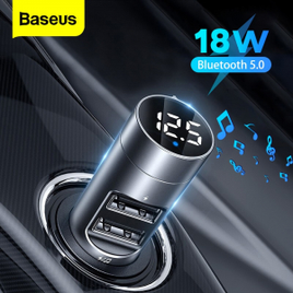 Imagem da oferta Adaptador de Energia e Transmissor FM 18W Baseus