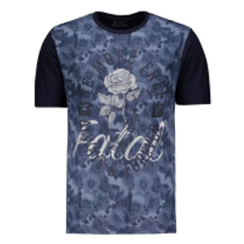 Imagem da oferta Camiseta Fatal Estampada Flor Masculina