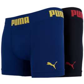 Imagem da oferta Kit de Cuecas Boxer sem Costura Puma com 2 Unidades - Adulto