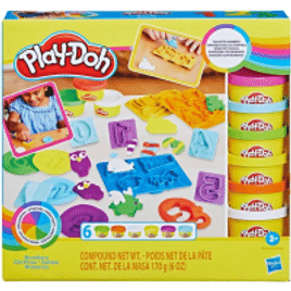 Imagem da oferta Conjunto Massa de Modelar Play-Doh Kit de Números com 6 Cores de Massinha - Hasbro
