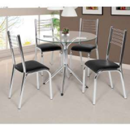 Imagem da oferta Conjunto de Mesa com 4 Cadeiras - Camila - Ciplafe