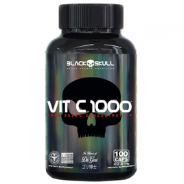 Imagem da oferta Vitamina C 100 Capsulas - Black Skull Usa