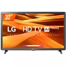 Smart TV LED 32" LG 3 HDMI, 2 USB Bluetooth Wi-Fi Active HDR ThinQ AI - 32LM621CBSB.AWZ