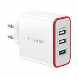 Imagem da oferta Carregador Blitzwolf BW-Pl2 30w 3 USB Qc3.0