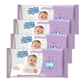 Imagem da oferta Kit de Lenços Umedecidos Huggies Baby Wipes Lavanda - 192 Unidades