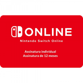 Imagem da oferta Gift Card Digital Nintendo Switch ON 12 Meses