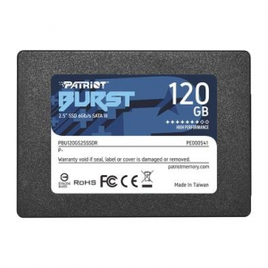 Imagem da oferta SSD Patriot Burst 2.5" 120GB SATA III Leituras: 560MB/s e Gravações: 540MB/s - PBU120GS25SSDR
