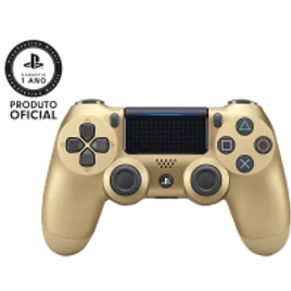 Imagem da oferta Controle sem Fio Dualshock 4 Sony PS4 - Dourado