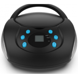 Imagem da oferta Caixa de Som Boombox Bluetooth com CD Multilaser BT/AUX/USB/FM - SP345