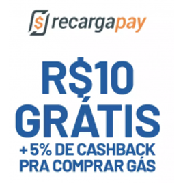Imagem da oferta Ganhe R$10 na Compra de Gás + 5% de Cashback