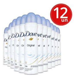 Imagem da oferta Desodorante Dove Original Aerosol 150ml/89g 12 Unidades