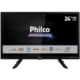 Imagem da oferta Smart TV LED 24" Philco PTV24G50SN Conversor Digital 1 HDMI 1 USB HDR - 99243047