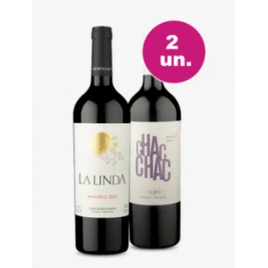 Imagem da oferta Kit 2 Vinhos- La Linda e Chac Chac Reserva - Oferta Insana Wine