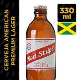 Imagem da oferta Cerveja Jamaicana RED STRIPE Lager Garrafa 330ml