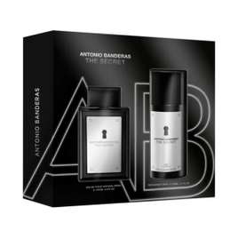 Kit Perfume Antonio Banderas The Secret Masculino EDT  100ml + Desodorante Spray 150ml