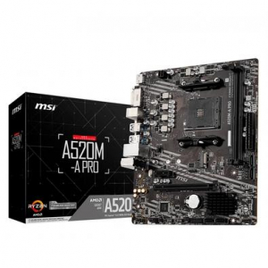 Imagem da oferta Placa-Mãe MSI A520M-A PRO AMD AM4 MATX DDR4