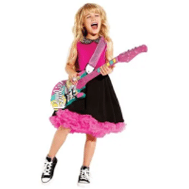 Imagem da oferta Guitarra Musical com MP3 Player - Barbie - Guitarra Fabulosa - Fun