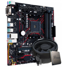 Imagem da oferta Kit Upgrade Placa Mãe Asus Prime B450M Gaming/BR AMD AM4 + Processador AMD Ryzen 5 3500 3.6GHz