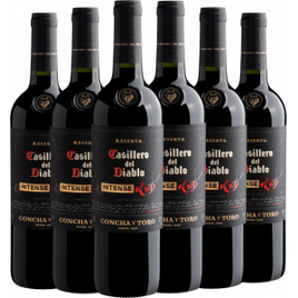 Kit 6 Casillero del Diablo Reserva Intense Red Valle Central D.O. 2019