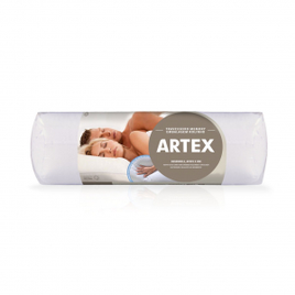 Imagem da oferta Travesseiro Rolinho Sleep Care Memory Standard Branco - ARTEX