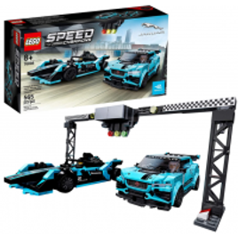 Imagem da oferta Speed Champions: Formula e Panasonic Jaguar Racing GEN2 Car & Jaguar I-PACE eTROPHY 76898 - Lego