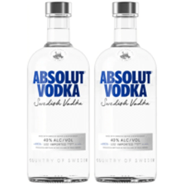Imagem da oferta 2 Unidades Absolut Vodka 750Ml