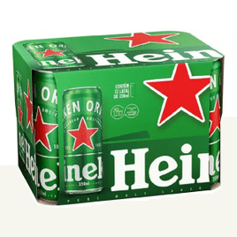 Imagem da oferta Cerveja Heineken Lata 350ml 12 Unidades