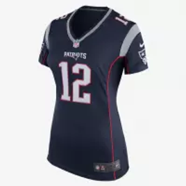 Imagem da oferta Camisa Futebol Americano Nike New England Patriots Feminina (Tom Brady)