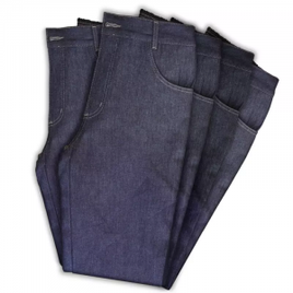 Imagem da oferta Calça Jeans de Trabalho de Meio Cós e Meio Elástico