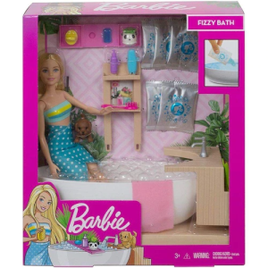 Imagem da oferta Barbie Fashion Banho de Espuma e Acessórios Mattel - GJN32